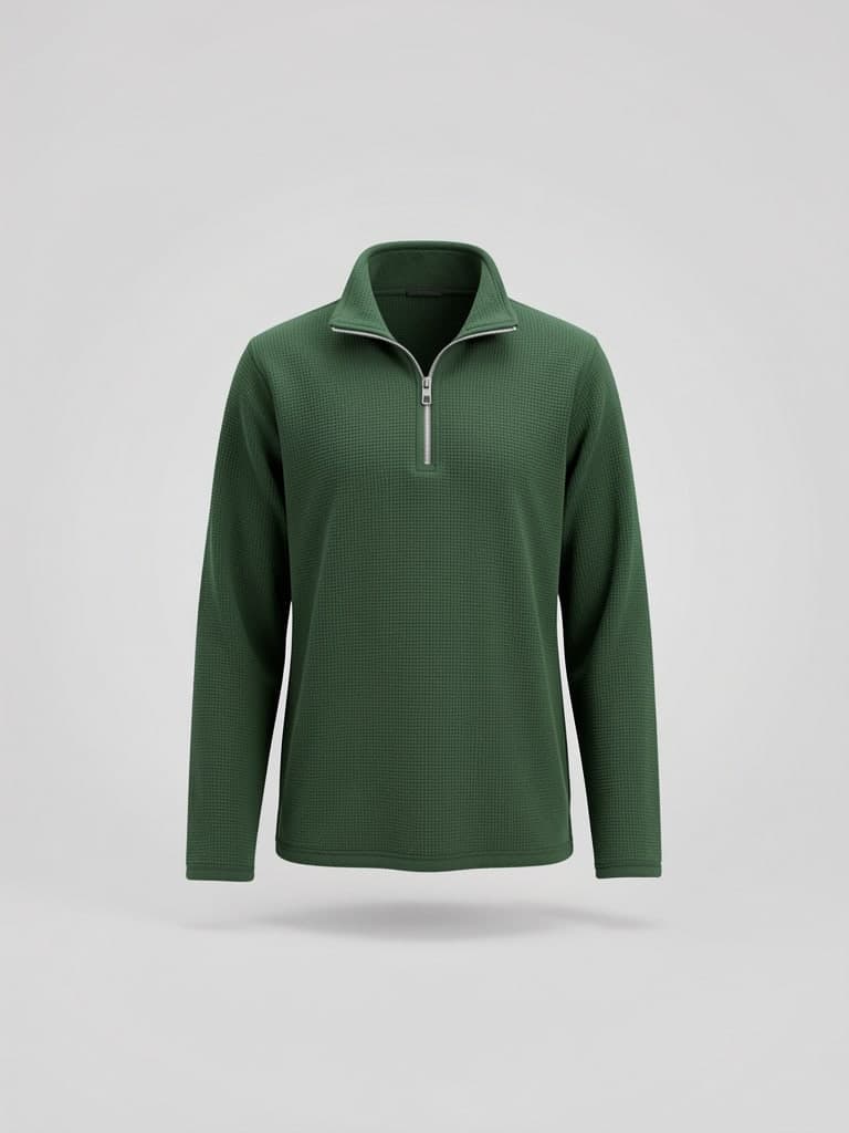 Grid Fleece Half-Zip